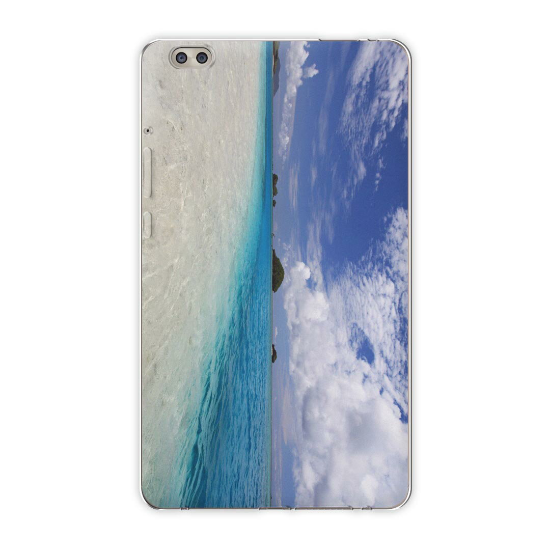 dtab compact d-02k docomo dタブ 用 タブレット ケース タブレット カバー TPU ソフトケース 011230 海　ビーチ　リゾート