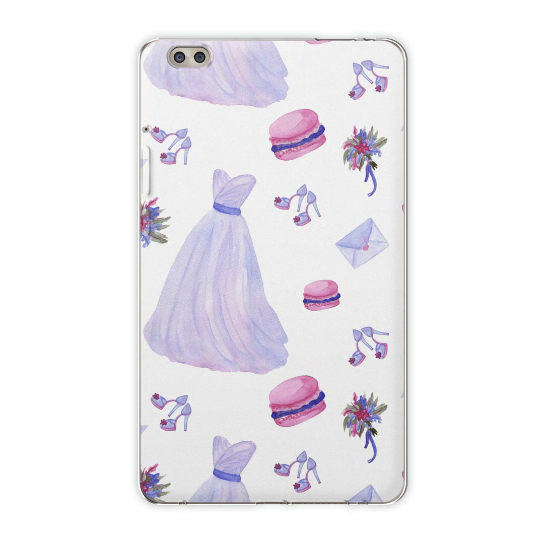 dtab compact d-02k docomo dタブ 用 タブレット ケース タブレット カバー TPU ソフトケース 011413 おしゃれ ファッション マカロン