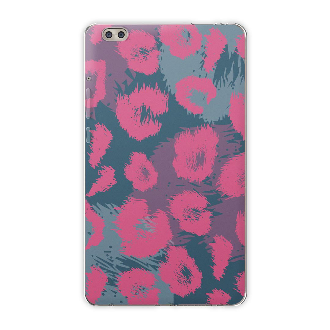 dtab compact d-02k docomo dタブ 用 タブレット ケース タブレット カバー TPU ソフトケース 011581 ヒョウ柄　アニマル柄　カラフル