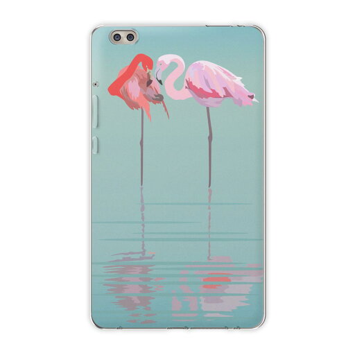 dtab compact d-02k docomo dタブ 用 タブレット ケース タブレット カバー TPU ソフトケース 011652 フラミンゴ 水辺 動物 dtab compact d-02k docomo dタブ 用 タブレット ケース タブレット カバー TPU ソフトケース 011652 フラミンゴ 水辺 動物