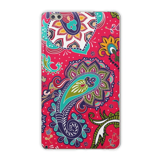 dtab compact d-02k docomo dタブ 用 タブレット ケース タブレット カバー TPU ソフトケース 011727 ペイズリー 模様 ピンク dtab compact d-02k docomo dタブ 用 タブレット ケース タブレット カバー TPU ソフトケース 011727 ペイズリー 模様 ピンク