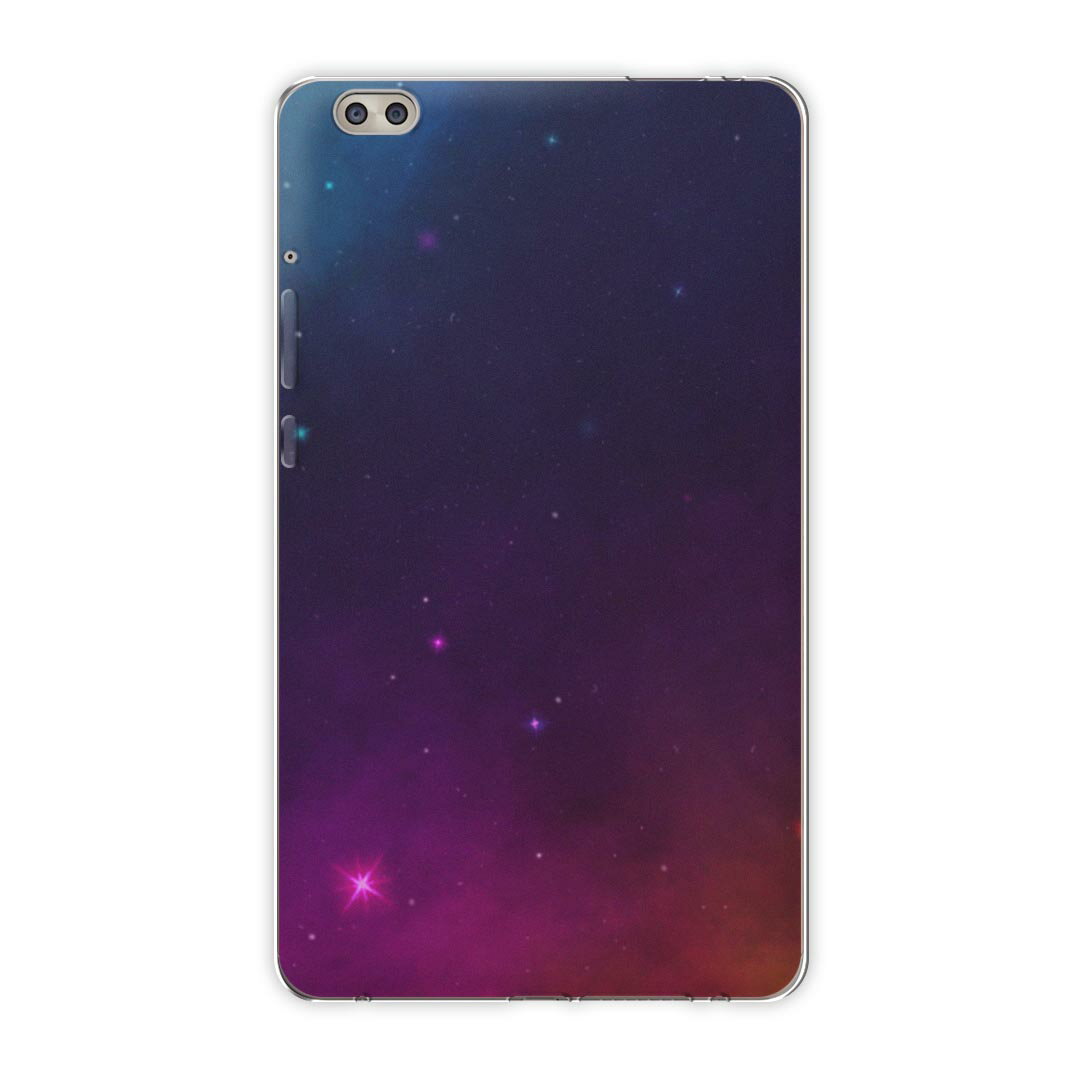dtab compact d-02k docomo dタブ 用 タブレット ケース タブレット カバー TPU ソフトケース 011809 空 夜 星