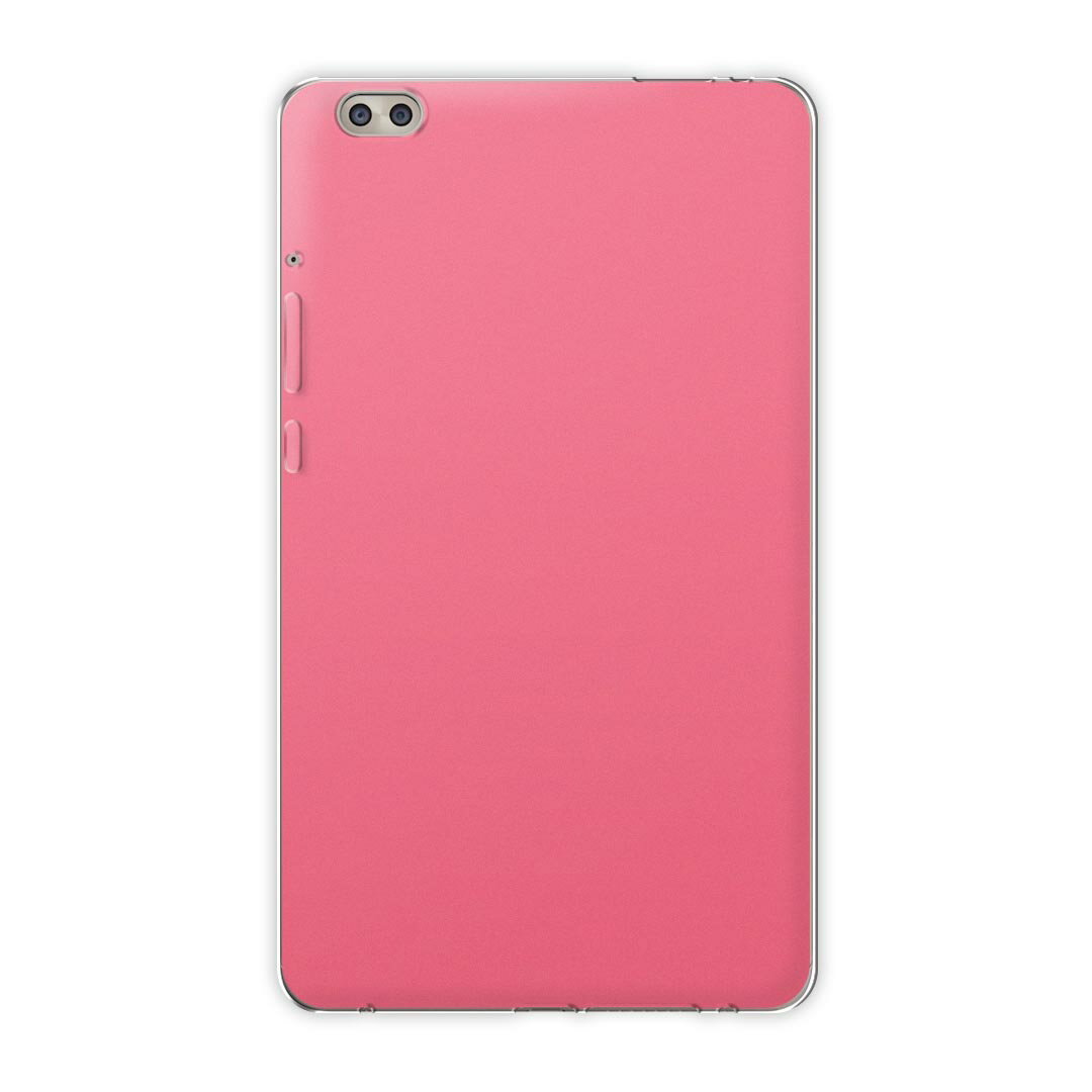 dtab compact d-02k docomo dタブ 用 タブレット ケース タブレット カバー TPU ソフトケース 012232 ピンク 単色 シンプル