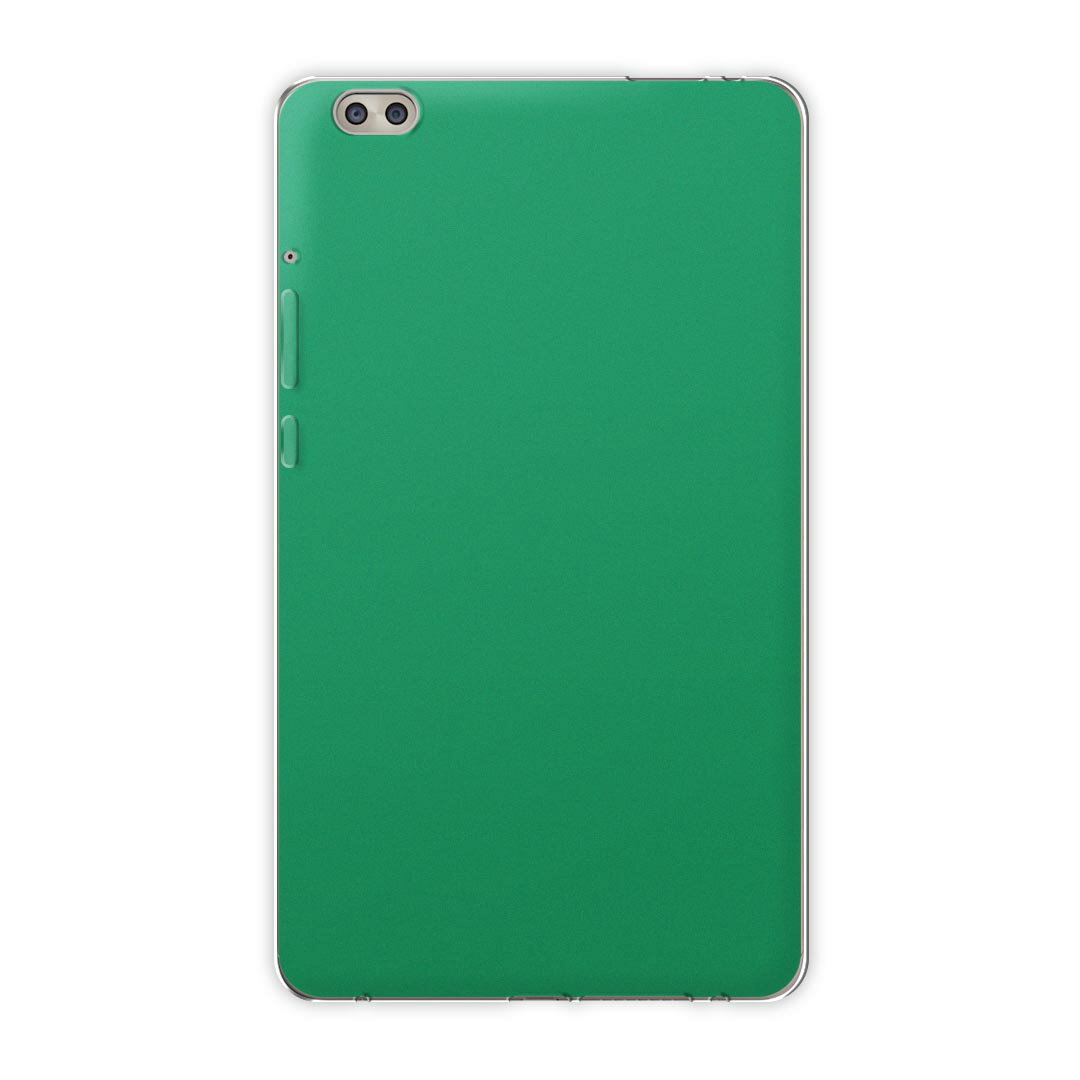 dtab compact d-02k docomo dタブ 用 タブレット ケース タブレット カバー TPU ソフトケース 012239 緑 単色 シンプル