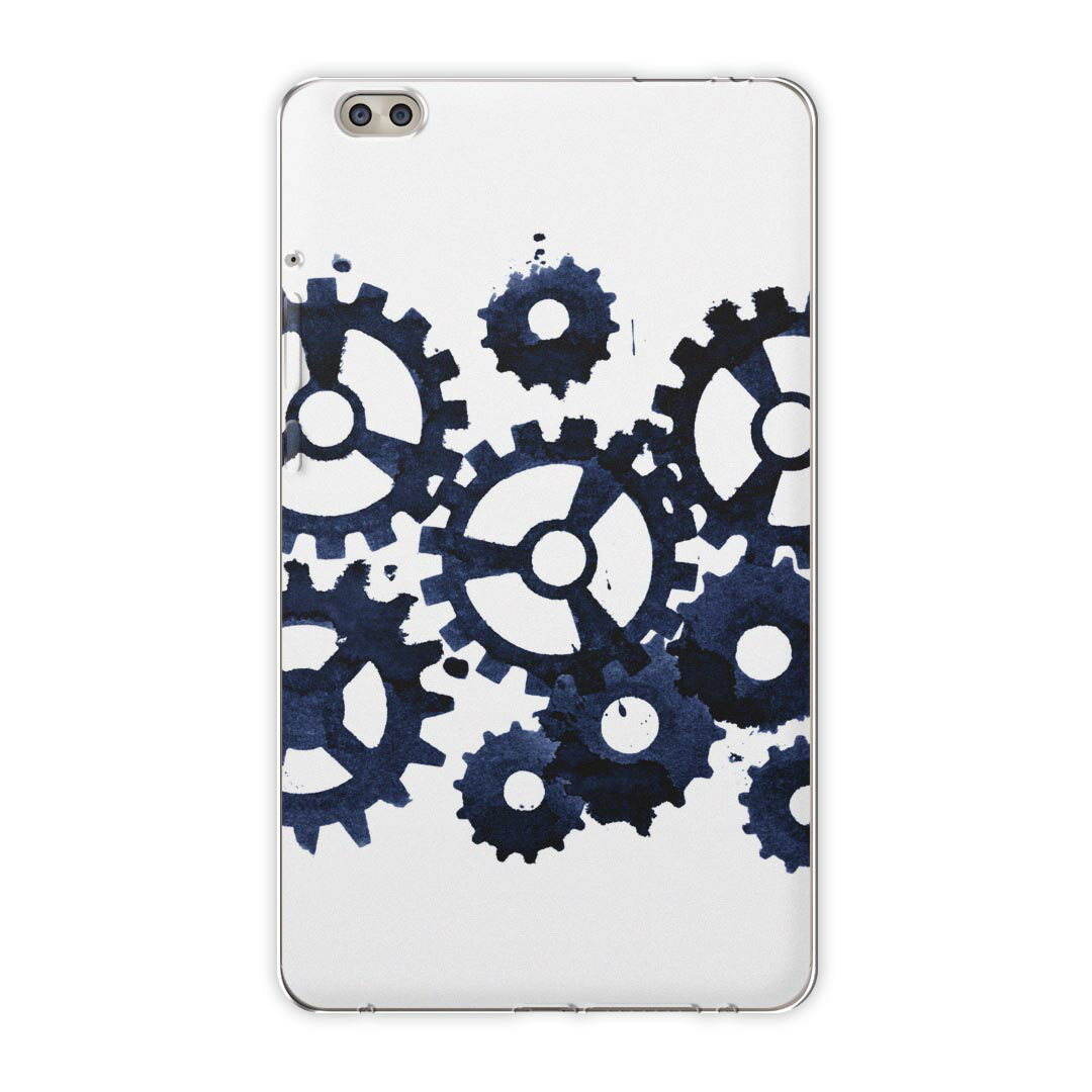 dtab compact d-02k docomo dタブ 用 タブレット ケース タブレット カバー TPU ソフトケース 012283 ネジ　機械　シンプル