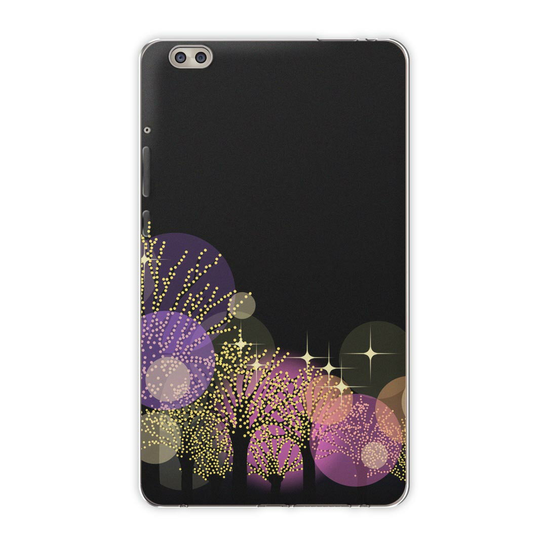 dtab compact d-02k docomo dタブ 用 タブレット ケース タブレット カバー TPU ソフトケース 012490 イルミネーション　夜景　景色(2.0)