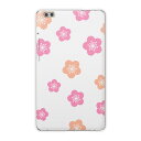 dtab compact d-02k docomo dタブ 用 タブレット ケース タブレット カバー TPU ソフトケース 012847 ひな祭り 桃の花