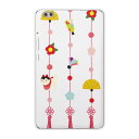 dtab compact d-02k docomo dタブ 用 タブレット ケース タブレット カバー TPU ソフトケース 012868 ひな祭り 桃の花 節句