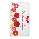 dtab compact d-02k docomo dタブ 用 タブレット ケース タブレット カバー TPU ソフトケース 012939 母の日 カーネーショ...