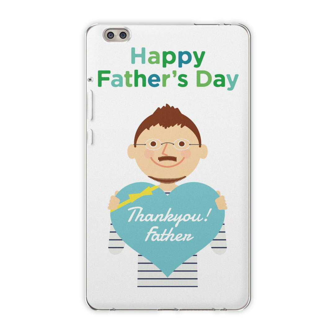 dtab compact d-02k docomo dタブ 用 タブレット ケース タブレット カバー TPU ソフトケース 012982 父の日 パパ お父さん