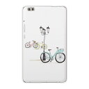dtab compact d-02k docomo dタブ 用 タブレット ケース タブレット カバー TPU ソフトケース 014435 自転車 おしゃれ
