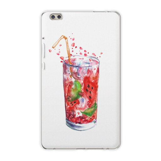 dtab compact d-02k docomo dタブ 用 タブレット ケース タブレット カバー TPU ソフトケース 014593 飲み物 イラスト 色彩 dtab compact d-02k docomo dタブ 用 タブレット ケース タブレット カバー TPU ソフトケース 014593 飲み物 イラスト 色彩