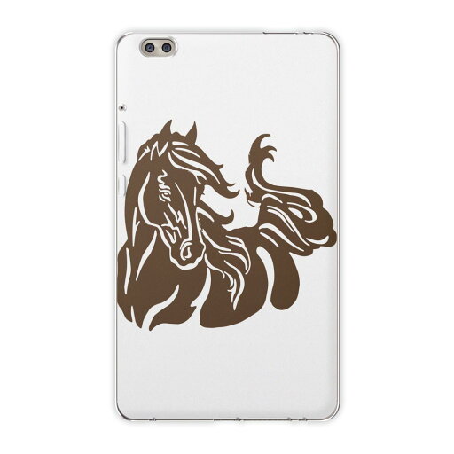 dtab compact d-02k docomo dタブ 用 タブレット ケース タブレット カバー TPU ソフトケース 014849 馬 シルエット クール dtab compact d-02k docomo dタブ 用 タブレット ケース タブレット カバー TPU ソフトケース 014849 馬 シルエット クール