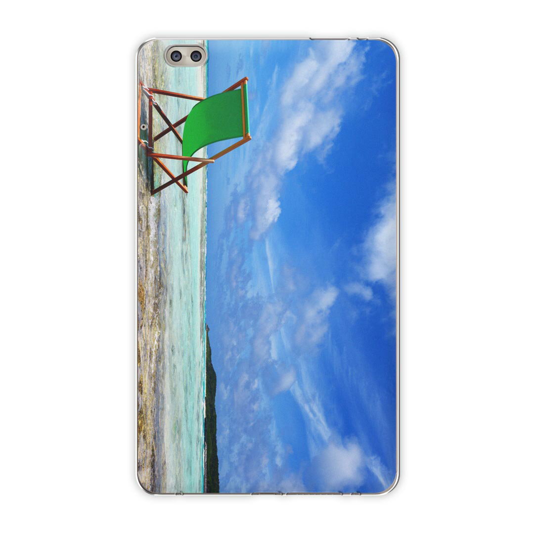 dtab compact d-02k docomo dタブ 用 タブレット ケース タブレット カバー TPU ソフトケース 014937 景色　夏　海　自然