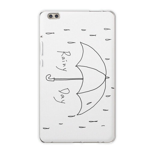 dtab compact d-02k docomo dタブ 用 タブレット ケース タブレット カバー TPU ソフトケース 015544 傘 雨 dtab compact d-02k docomo dタブ 用 タブレット ケース タブレット カバー TPU ソフトケース 015544 傘 雨