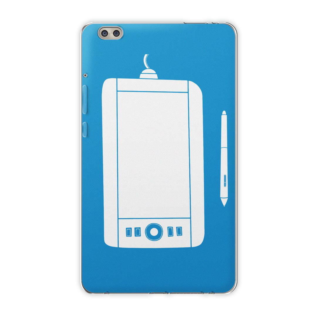 dtab compact d-02k docomo dタブ 用 タブレット ケース タブレット カバー TPU ソフトケース 015724 スマホ　ペン