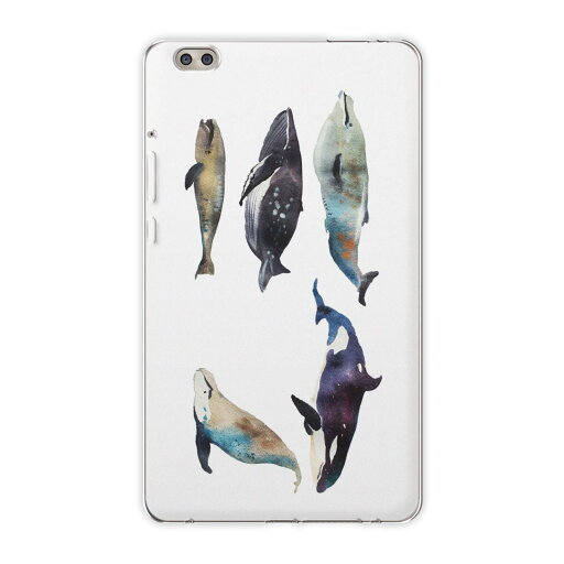 dtab compact d-02k docomo dタブ 用 タブレット ケース タブレット カバー TPU ソフトケース 015835 魚 海 くじら シャチ dtab compact d-02k docomo dタブ 用 タブレット ケース タブレット カバー TPU ソフトケース 015835 魚 海 くじら シャチ