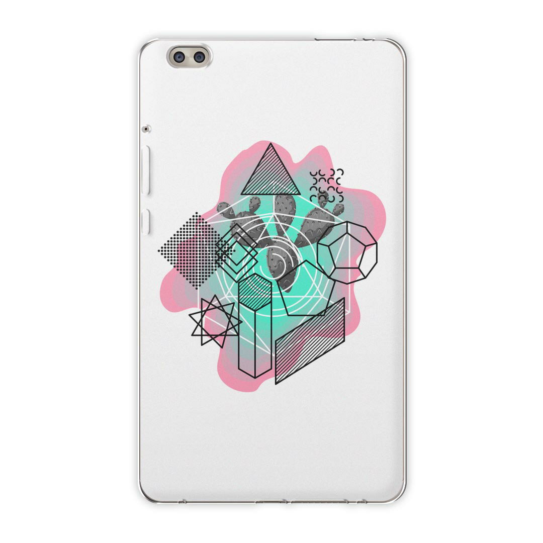 dtab compact d-02k docomo dタブ 用 タブレット ケース タブレット カバー TPU ソフトケース 016427 サボテン　植物