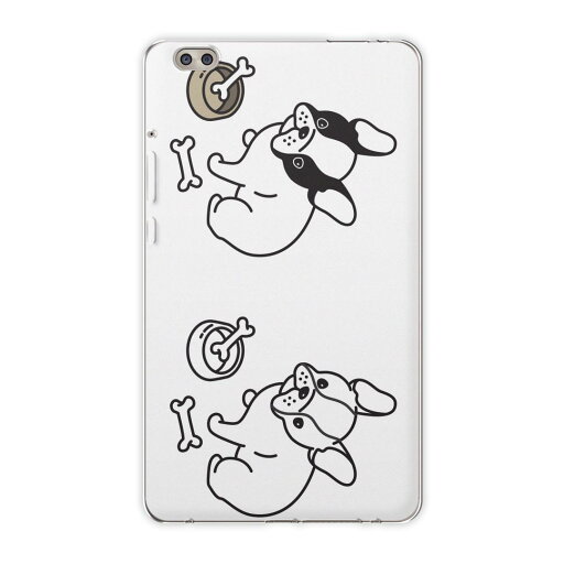 dtab compact d-02k docomo dタブ 用 タブレット ケース タブレット カバー TPU ソフトケース 016464 犬 手書き おえかき dtab compact d-02k docomo dタブ 用 タブレット ケース タブレット カバー TPU ソフトケース 016464 犬 手書き おえかき