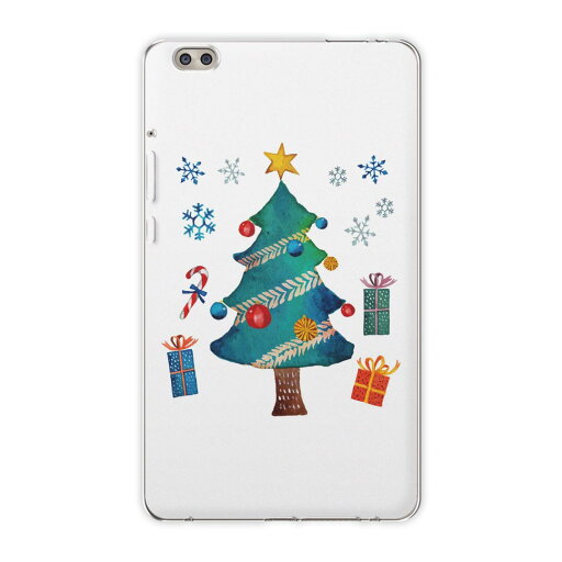 dtab compact d-02k docomo dタブ 用 タブレット ケース タブレット カバー TPU ソフトケース 017779 クリスマス クリスマスツリー かわいい dtab compact d-02k docomo dタブ 用 タブレット ケース タブレット カバー TPU ソフトケース 017779 クリスマス クリスマスツリー かわいい