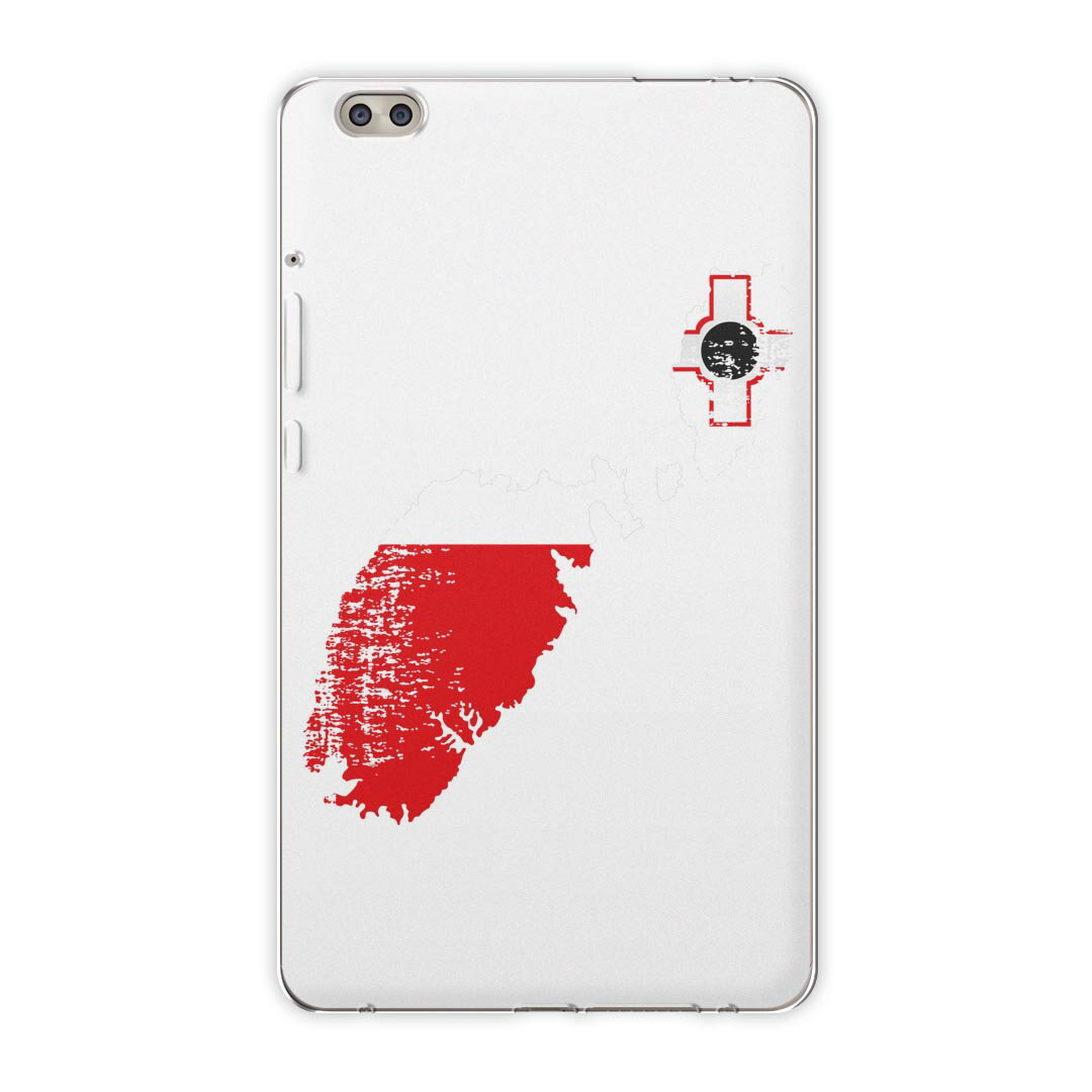 dtab compact d-02k docomo dタブ 用 タブレット ケース タブレット カバー TPU ソフトケース 018883 国旗 malta マルタ