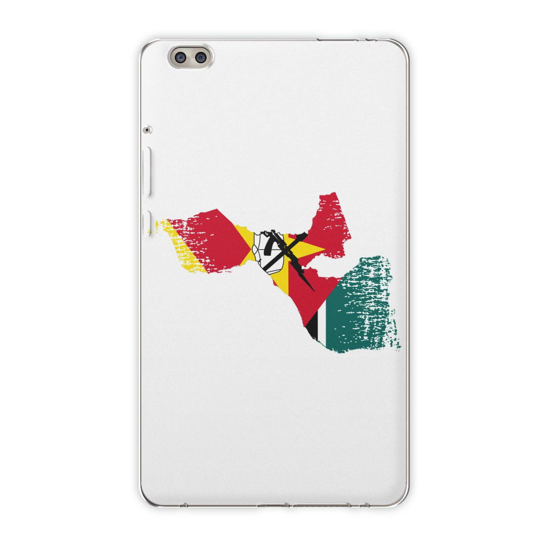 dtab compact d-02k docomo dタブ 用 タブレット ケース タブレット カバー TPU ソフトケース 018894 国旗 mozambique モザンビーク