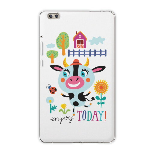 dtab compact d-02k docomo dタブ 用 タブレット ケース タブレット カバー TPU ソフトケース 019091 イラスト アニマル キッズ dtab compact d-02k docomo dタブ 用 タブレット ケース タブレット カバー TPU ソフトケース 019091 イラスト アニマル キッズ