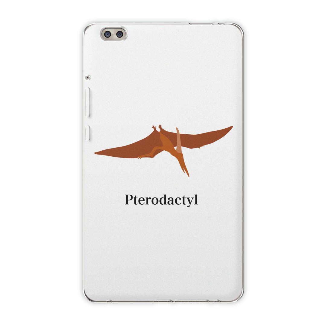 dtab compact d-02k docomo dタブ 用 タブレット ケース タブレット カバー TPU ソフトケース 019803 恐竜 恐竜 pterodactyl テロダクティル
