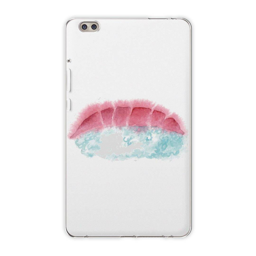 dtab compact d-02k docomo dタブ 用 タブレット ケース タブレット カバー TPU ソフトケース 019851 寿司 お寿司 Sushi(2.0)