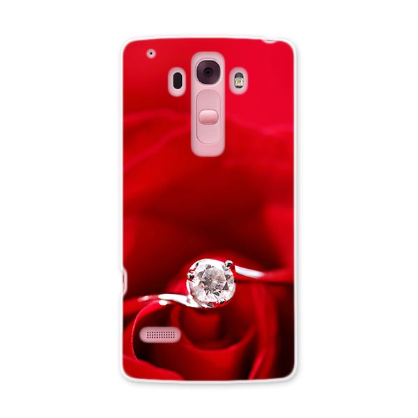DM-01G Disney Mobile ディズニーモバイル dm01g docomo ドコモ スマホ カバー ケース スマホケース スマホカバー PC ハードケース 赤　指輪　薔薇 ラブリー 005136