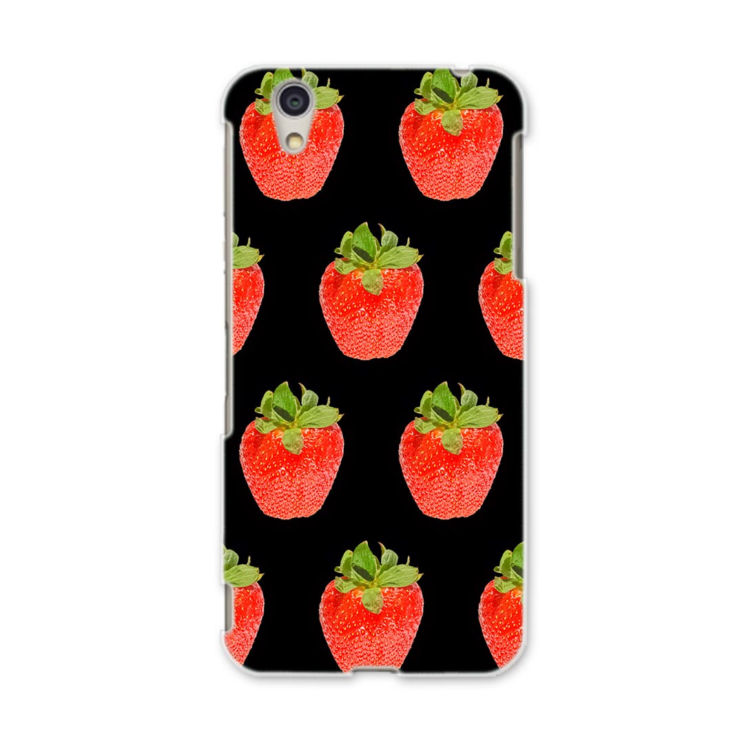 DM-01J AQUOS Disney Mobile docomo ドコモ dm01j スマホ カバー ケース スマホケース スマホカバー PC ハードケース 001533 苺　果実