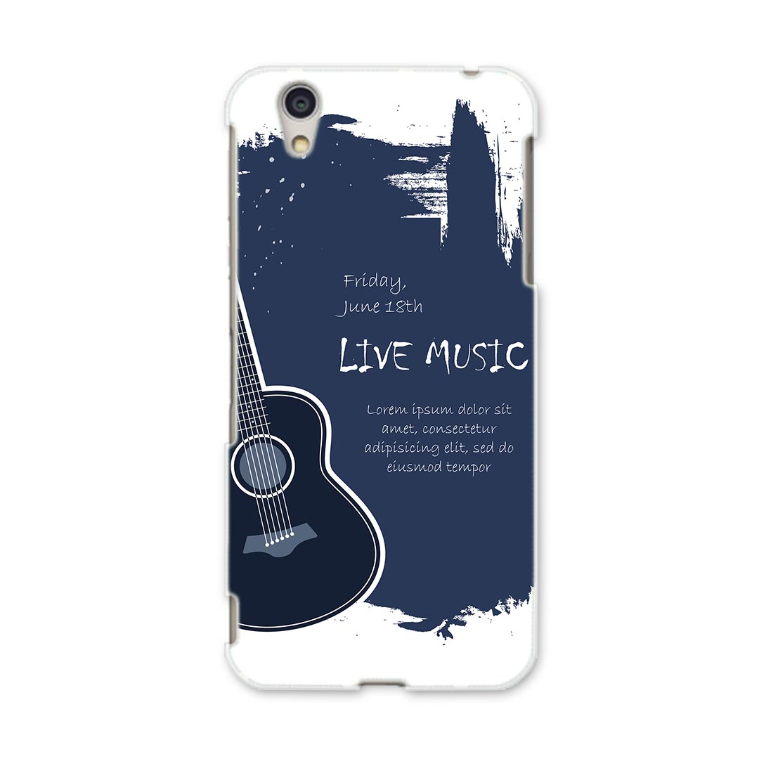 DM-01J AQUOS Disney Mobile docomo ドコモ dm01j スマホ カバー ケース スマホケース スマホカバー PC ハードケース 006261 ギター　英語　文字