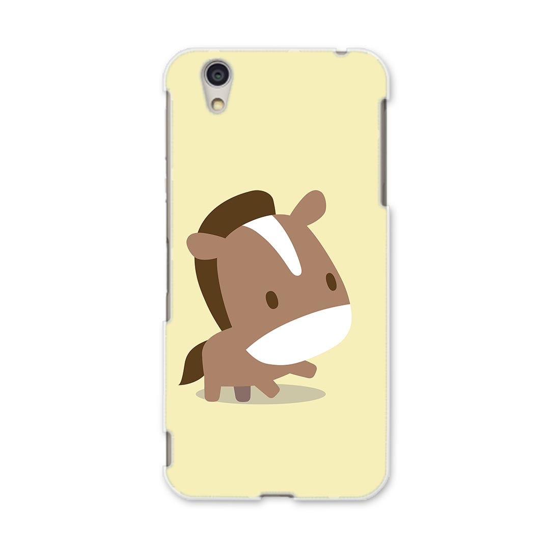 DM-01J AQUOS Disney Mobile docomo ドコモ dm01j スマホ カバー ケース スマホケース スマホカバー PC ハードケース 007854 うま　馬　イラスト　キャラクター