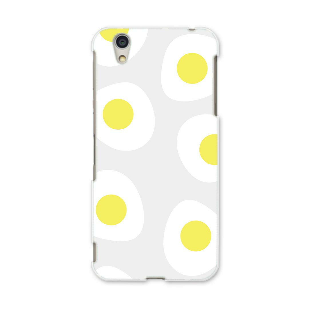 DM-01J AQUOS Disney Mobile docomo ドコモ dm01j スマホ カバー ケース スマホケース スマホカバー PC ハードケース 011016 たまご　食べ物　模様