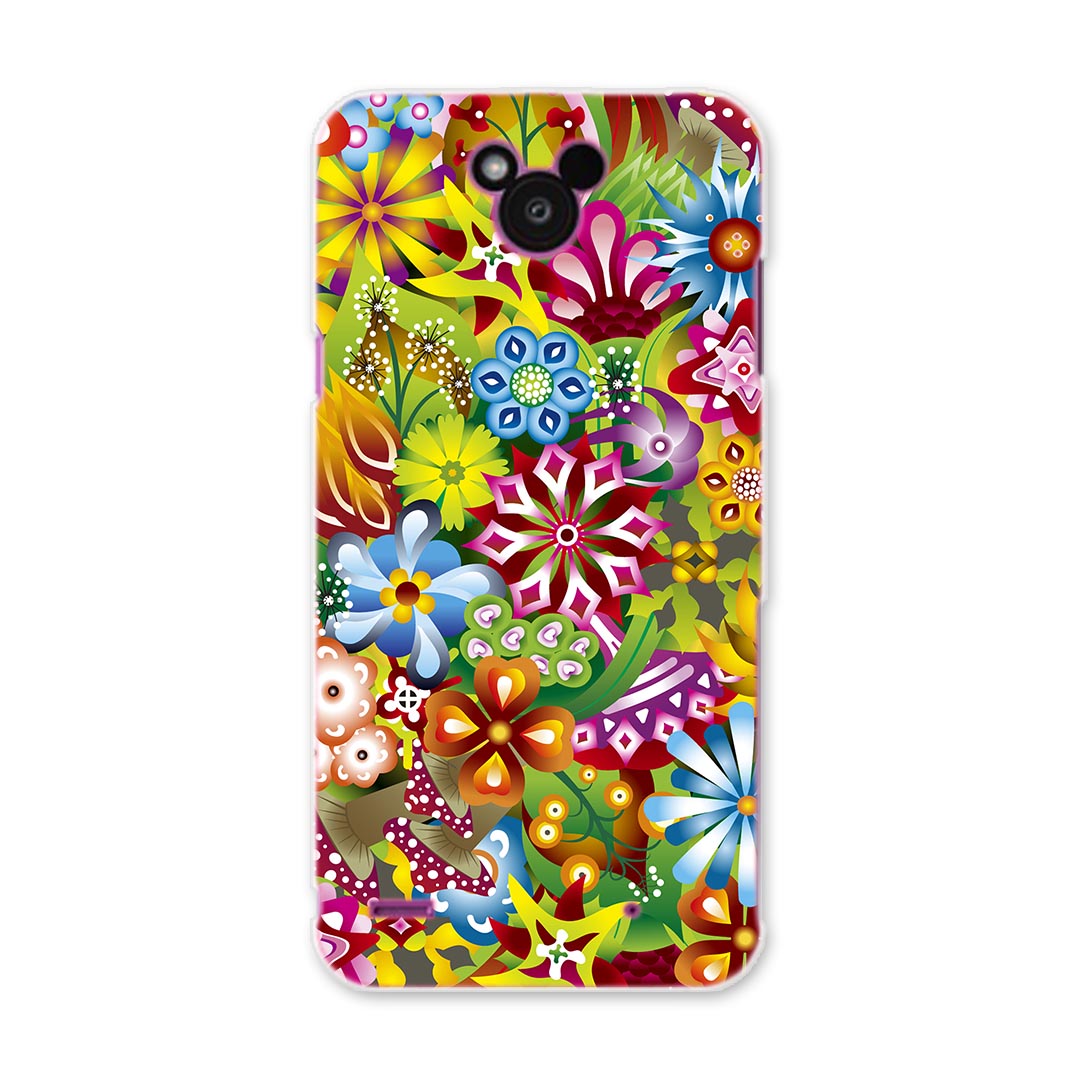 Mobile Phone Cases - DM-02H Disney Mobile ディズニーモバイル dm02h docomo ドコモ スマホ カバー ケース スマホケース スマホカバー PC ハードケース 花　ジャングル その他 フラワー 000526