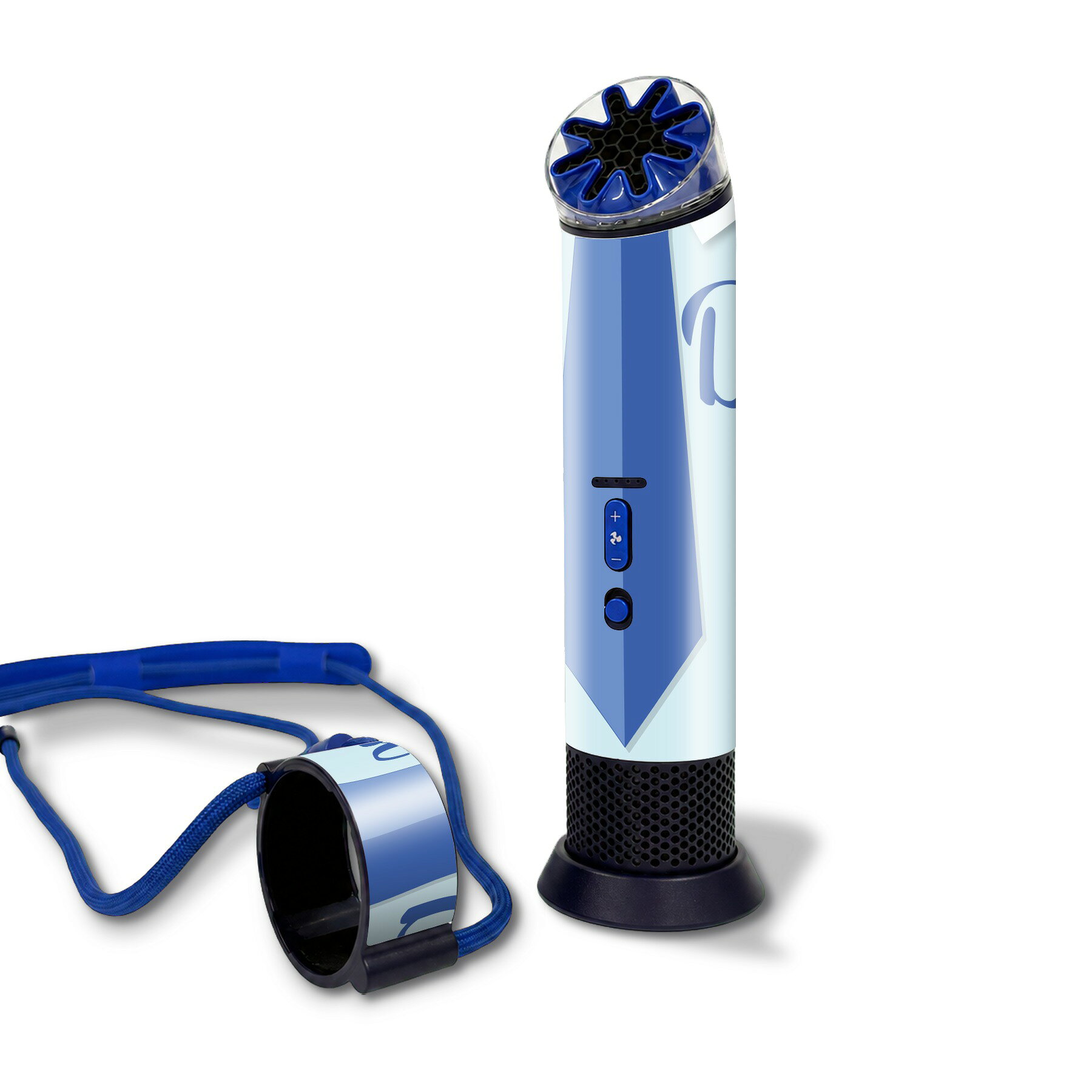Dyson HushJet Mini Cool 対応 スキンシール きせかえ 保護 カバー ステッカー ポータブルファン ハンディファン 携帯扇風機 PF01 おしゃれ 貼るだけ igsticker お父さん　父の日　ネクタイ　スーツ 026196