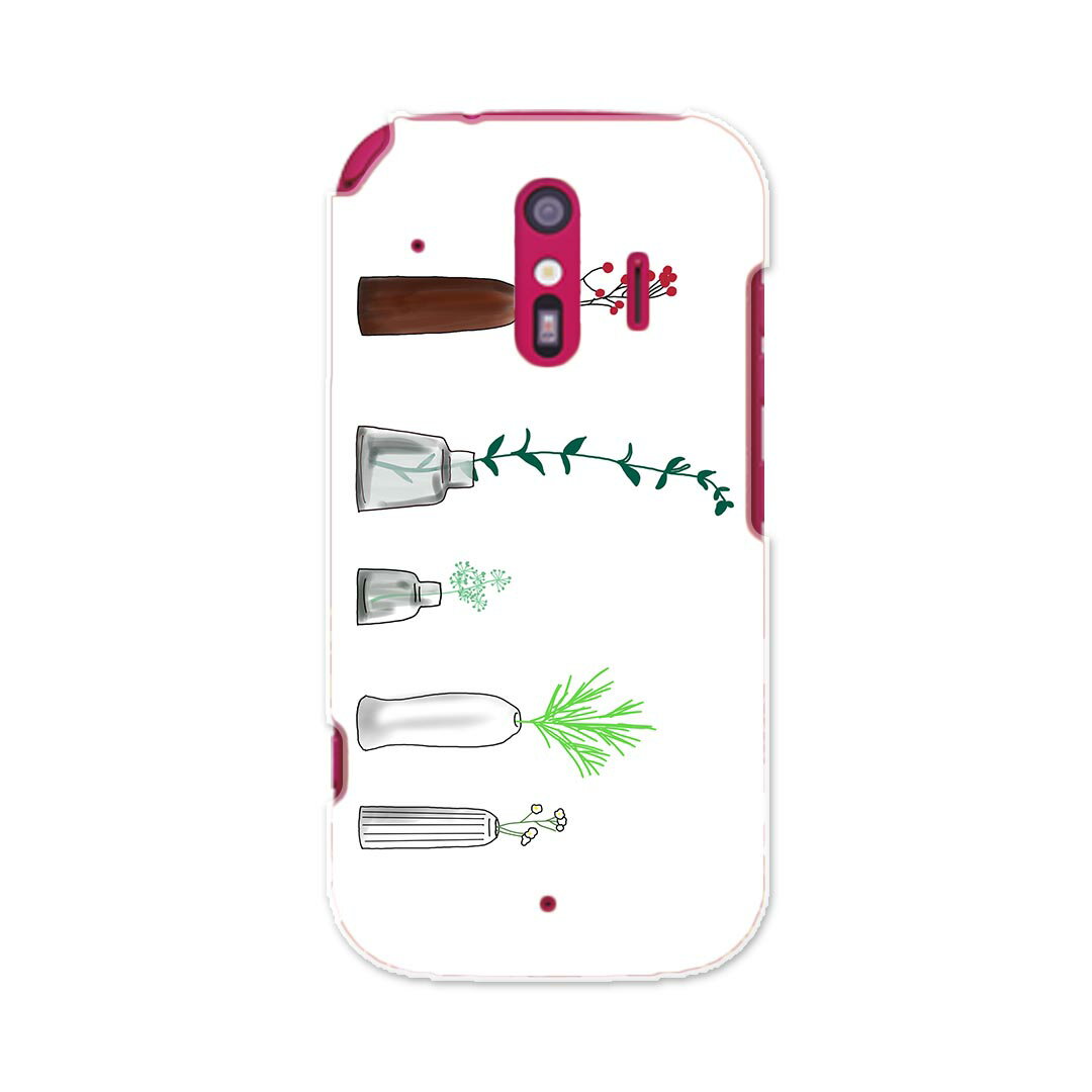 樂天商城 - F-01L らくらくスマートフォン me f01l docomo ドコモ スマホ カバー ケース スマホケース スマホカバー PC ハードケース 016281 植物　草