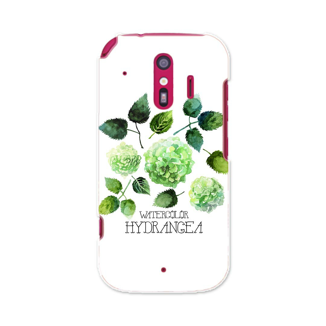 F-01L らくらくスマートフォン me f01l docomo ドコモ スマホ カバー ケース スマホケース スマホカバー PC ハードケース 016331 あじさい　梅雨　花