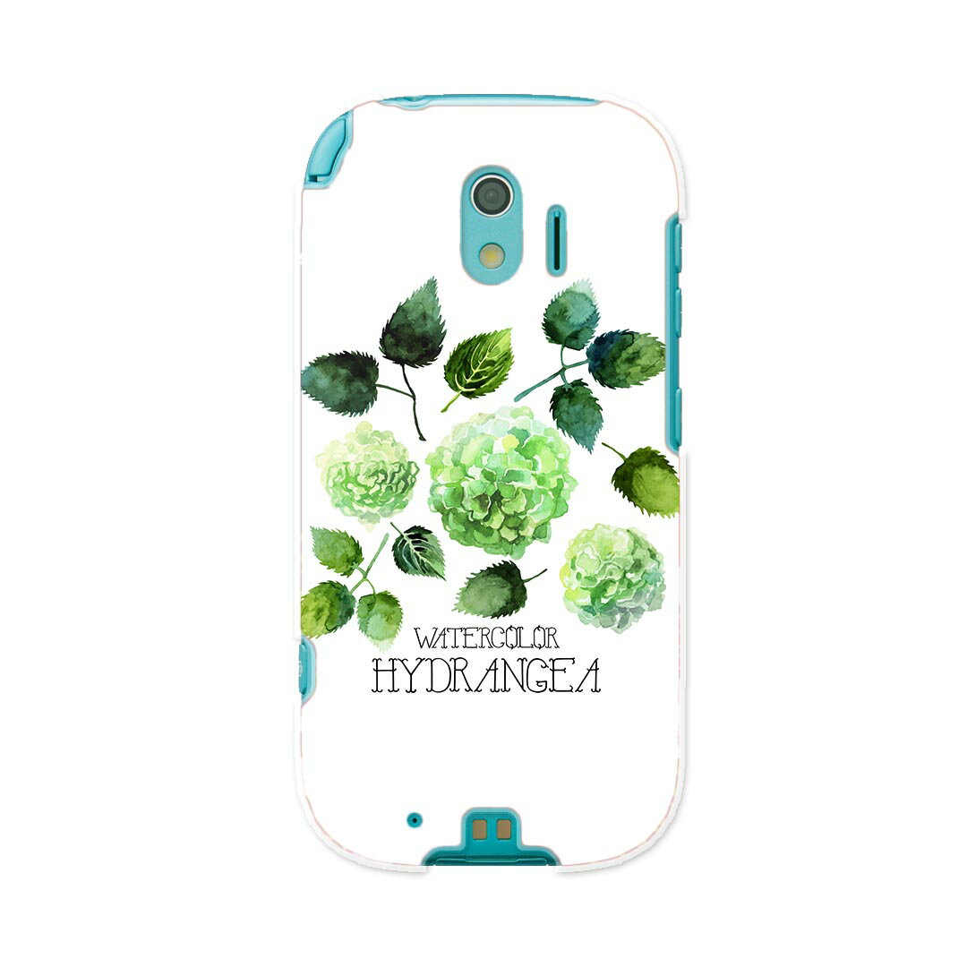 F-03K らくらくスマートフォン me docomo ドコモ f03k スマホ カバー ケース スマホケース スマホカバー PC ハードケース 016331 あじさい　梅雨　花