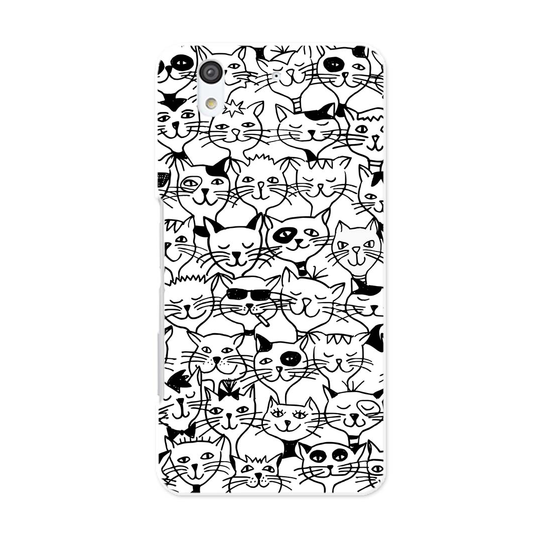 arrows Be F-04K アローズ ビー 専用 ハードケース f04k igcase スマホカバー カバー ケース pc ハードケース 010229 猫 動物 イラスト