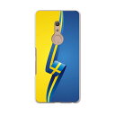igcase arrows Be4 F-41A 専用ハードケース f41a スマホカバー カバー ケース pc ハードケース 003508 その他 ユニーク チェック・ボーダー シンプル 青 黄色 国旗