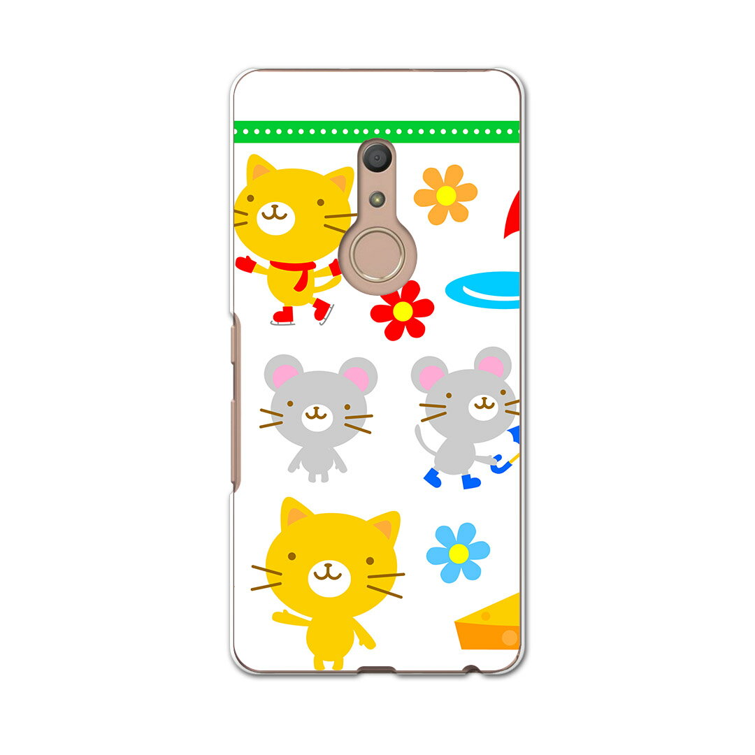 igcase arrows Be4 F-41A 専用ハードケース f41a スマホカバー カバー ケース pc ハードケース 007653 アニマル クール 猫 ネズミ イラスト キャラクター