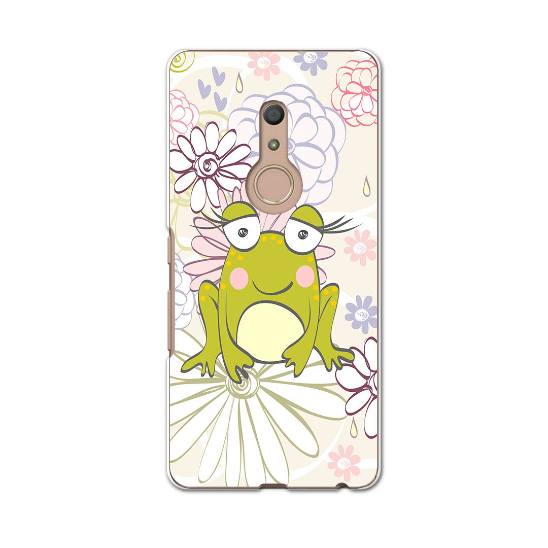 igcase arrows Be4 F-41A 専用ハードケース f41a スマホカバー カバー ケース pc ハードケース 008896 アニマル 花　フラワー　ピンク　カエル