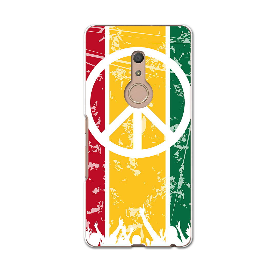 igcase arrows Be4 F-41A 専用ハードケース f41a スマホカバー カバー ケース pc ハードケース 011763 レゲエ　ピース　音楽