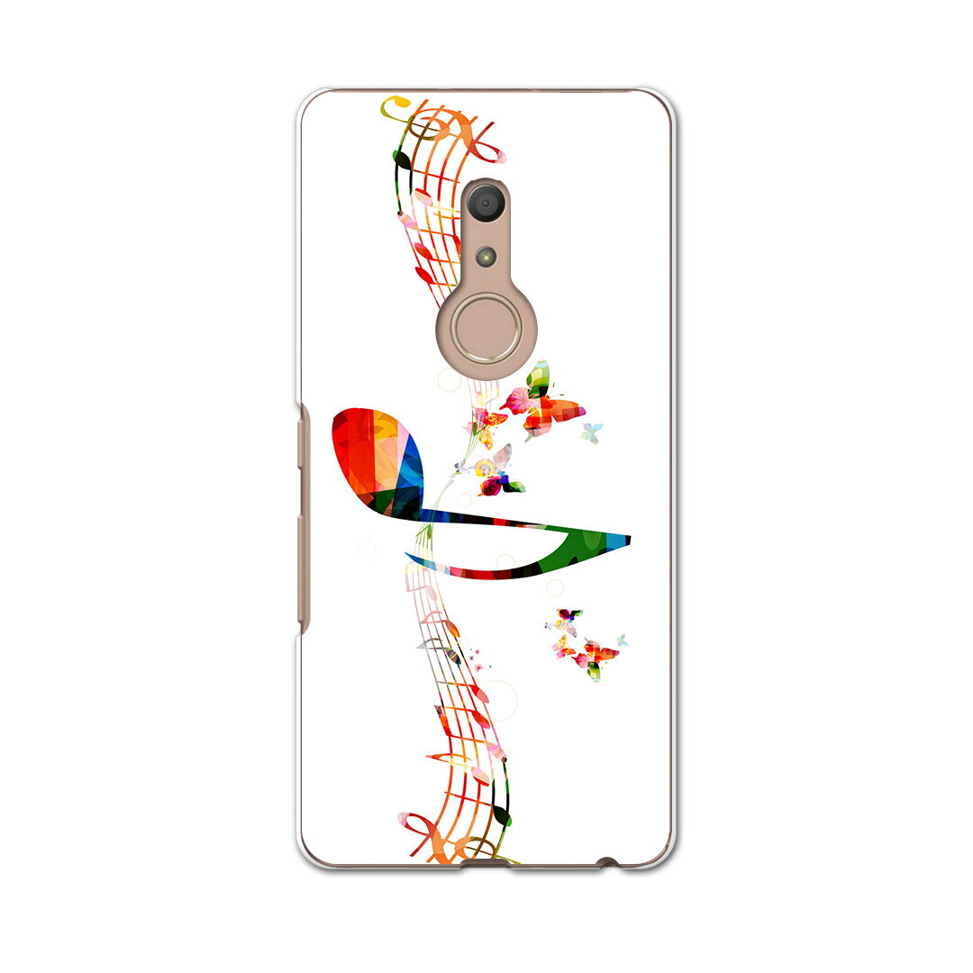 igcase arrows Be4 F-41A 専用ハードケース f41a スマホカバー カバー ケース pc ハードケース 015812 音楽　蝶　カラフル