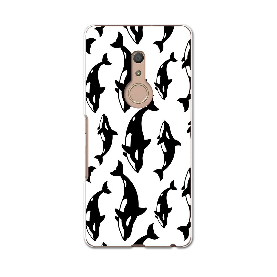 igcase arrows Be4 F-41A 専用ハードケース f41a スマホカバー カバー ケース pc ハードケース 016476 いるか　魚　シャチ