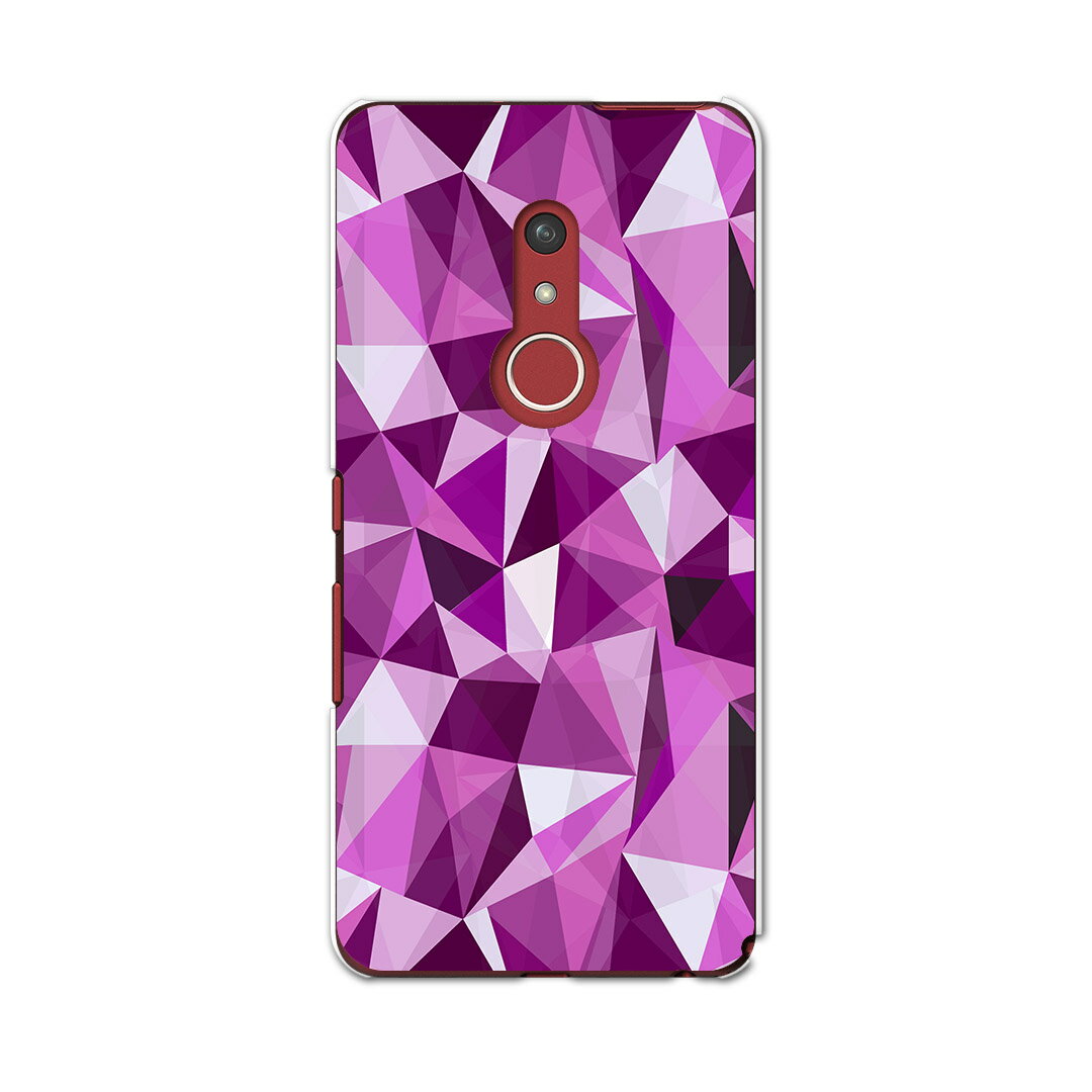 arrows Be4 Plus F-41B docomo ドコモ 富士通 アローズ スマホ カバー ケース スマホケース スマホカバー PC ハードケース 000466 氷 紫