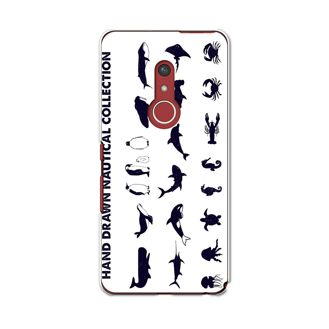 arrows Be4 Plus F-41B docomo ドコモ 富士通 アローズ スマホ カバー ケース スマホケース スマホカバー PC ハードケース 010921 海　魚　生き物(2.0)