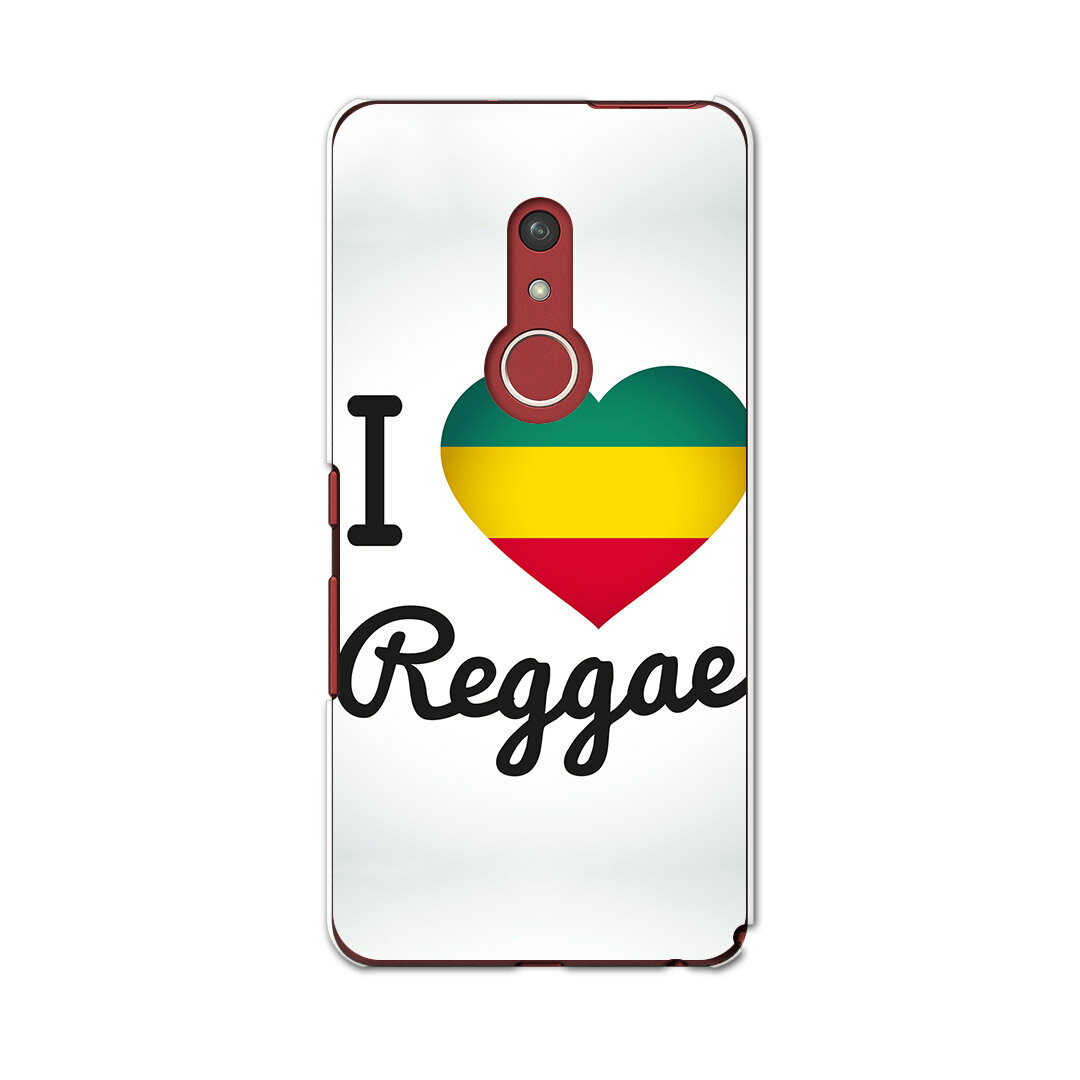 arrows Be4 Plus F-41B docomo ドコモ 富士通 アローズ スマホ カバー ケース スマホケース スマホカバー PC ハードケース 011742 レゲエ　ハート　英語