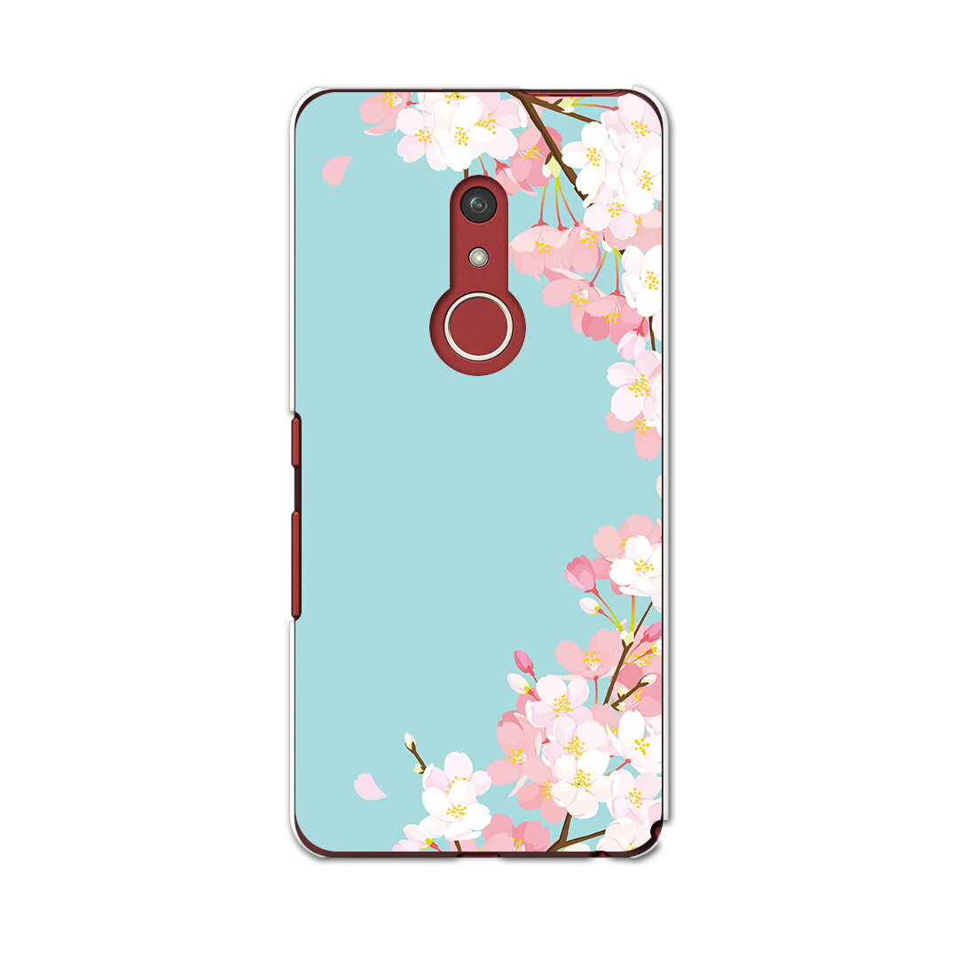 乐天商城 - arrows Be4 Plus F-41B docomo ドコモ 富士通 アローズ スマホ カバー ケース スマホケース スマホカバー PC ハードケース 016206 桜　植物